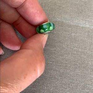 Pandora Murano Glass Charm-Green/Blue